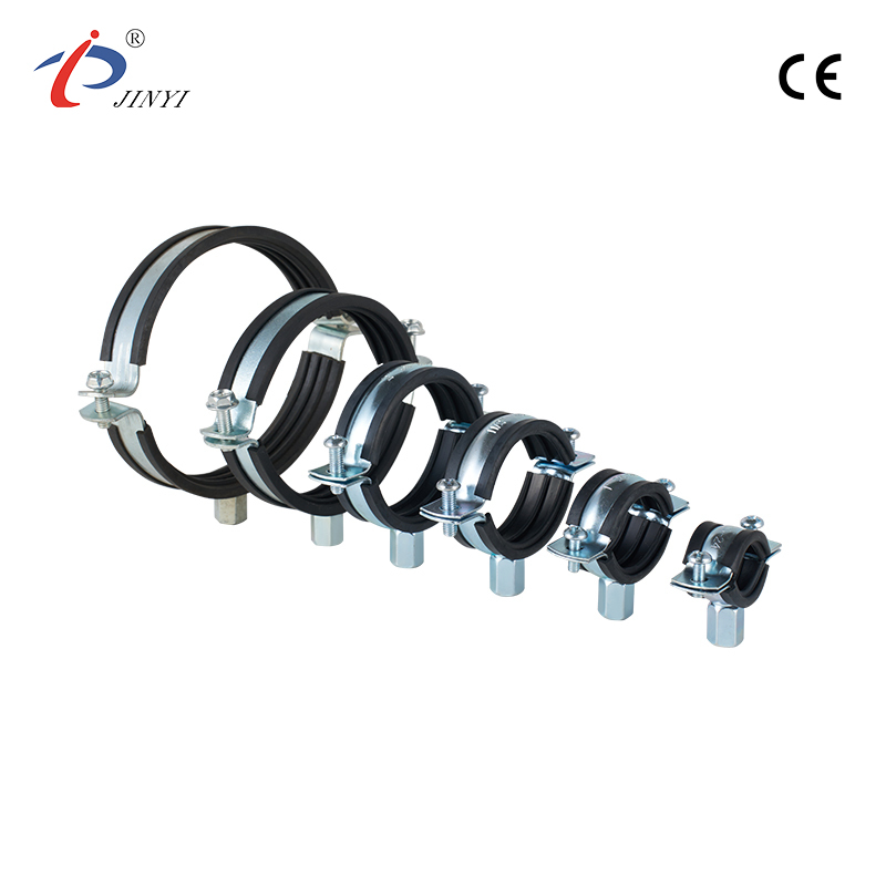 Objímka na potrubí s pryžovou izolací